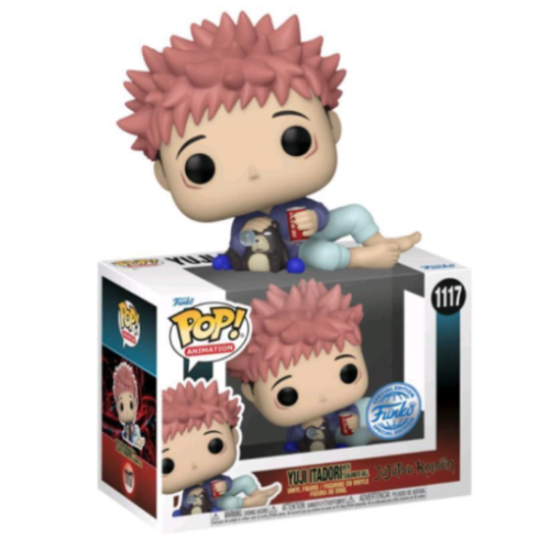 Funko Pop! Anime e Manga Special Edition 1117 Yuji Itadori with tsukamoto doll Jujutsu Kaisen