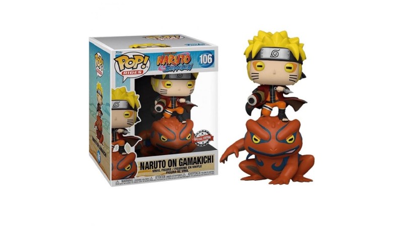 Funko Pop! Anime e Manga Special edition 106 Naruto on Gamakichi Naruto Shippuden