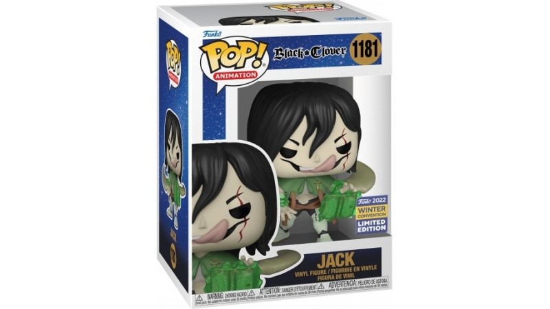 Funko Pop! Anime e Manga 2022 Winter Convention 1181 Jack Black Clover