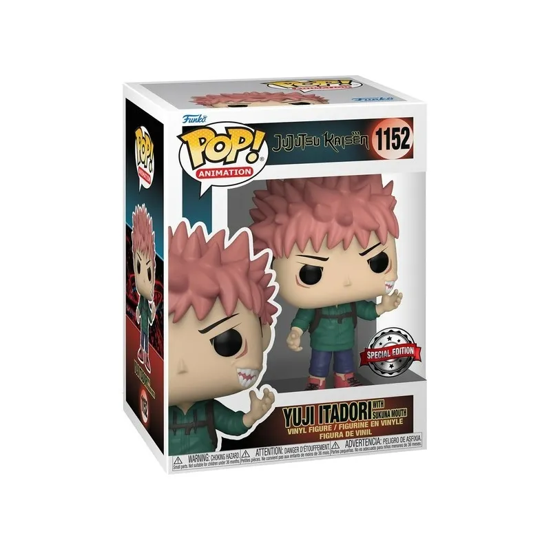 Funko Pop! "Jujutsu Kaisen": Yuji Itadori with Sukuna mouth (1152)(Special Edition)