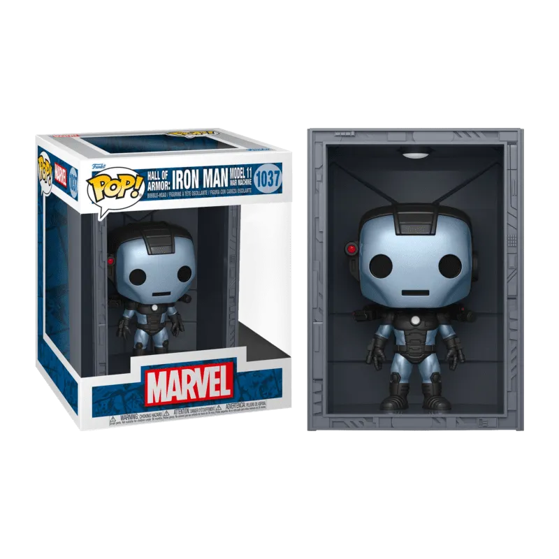 Funko Pop! "Marvel Hall of Armor": Iron Man Model 11 War Machine (1037)(PX Previews)(15 cm)