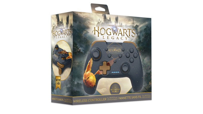 Wireless Controller Freaks For Nintendo Switch/ Switch Oled Hogwarts Legacy Edition tema boccino d'oro