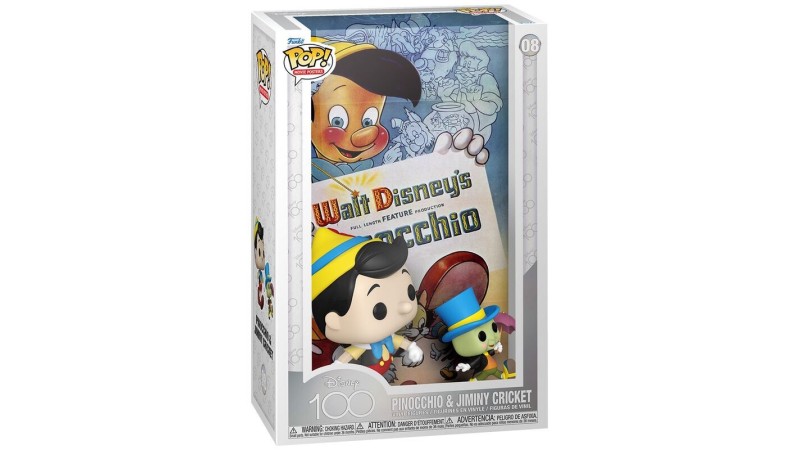 Funko Pop! Disney 100th- Pinocchio & Jiminy Cricket N.08