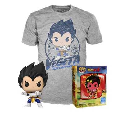 Pop! Tees Dragon Ball Z- Vegeta Saiyan Prince Tg.XL