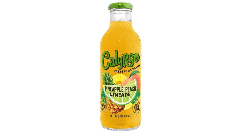 Calypso taste of the islands Pineapple Peach Lemonade