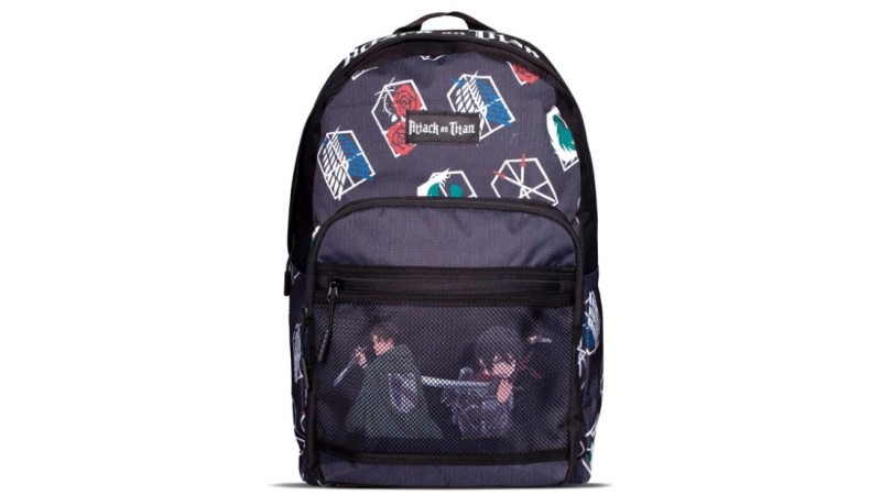 Difuzed Attack on Titan Backpack Zaino