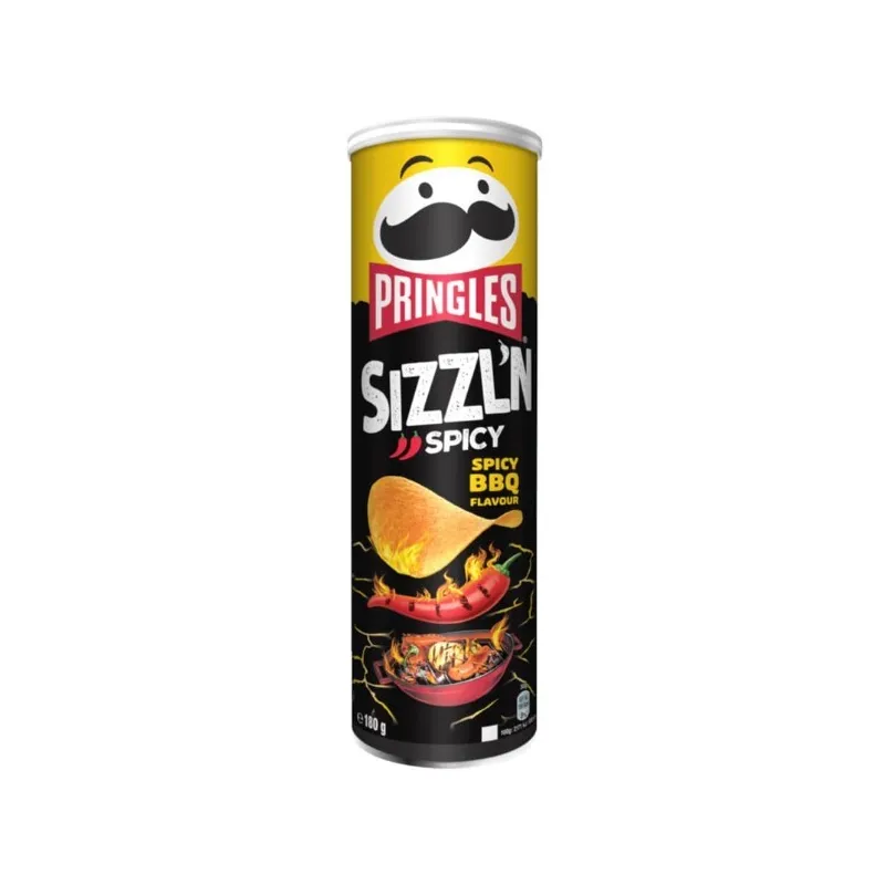 Pringles Sizzl'n Spicy BBQ 180gr