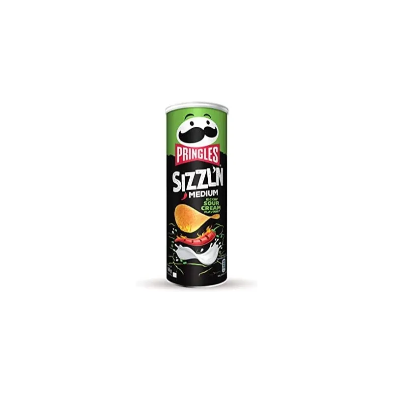 Pringles Sizzl'n Medium🌶️ Kickin' Sour Cream and Onion180gr