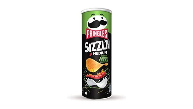 Pringles Sizzl'n Medium🌶️ Kickin' Sour Cream and Onion180gr