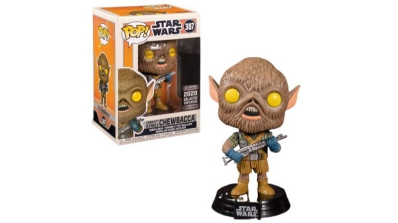 Funko Pop! "Star Wars": Concept Series Chewbacca (387)(2020 Galactic Convention)