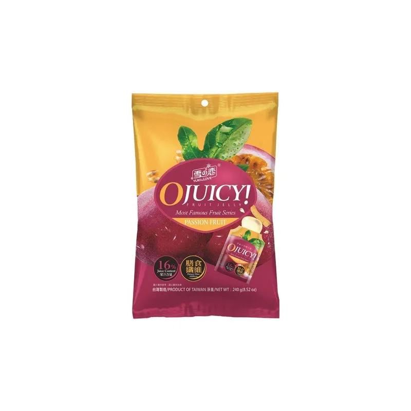 O juicy! Fruti Jelly Passion Fruit Flavour 240gr