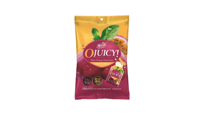 O juicy! Fruti Jelly Passion Fruit Flavour 240gr