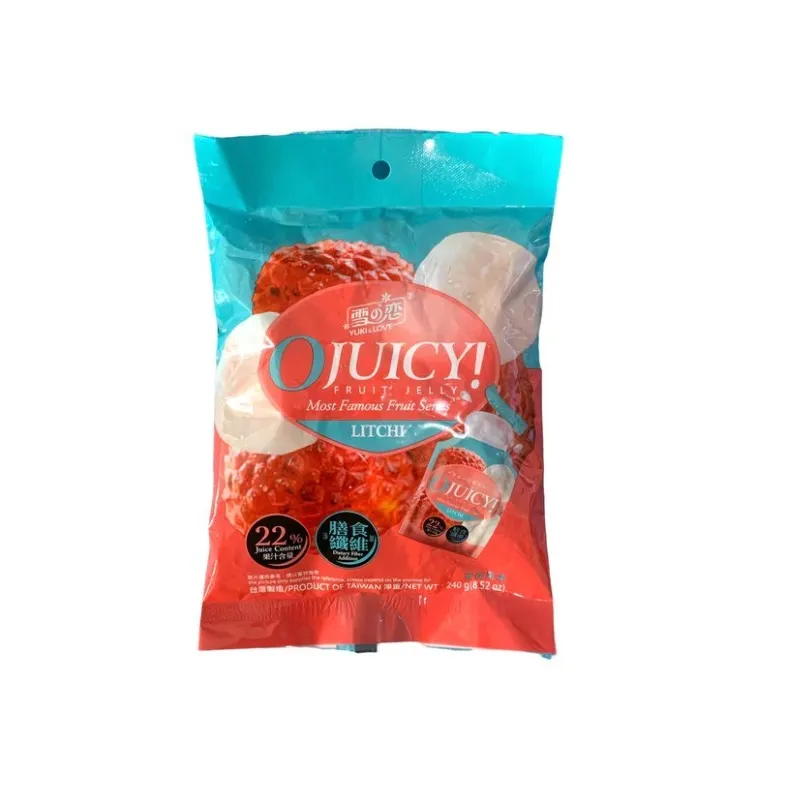 O Juicy! Fruit Jelly Litchi Flavour 240gr