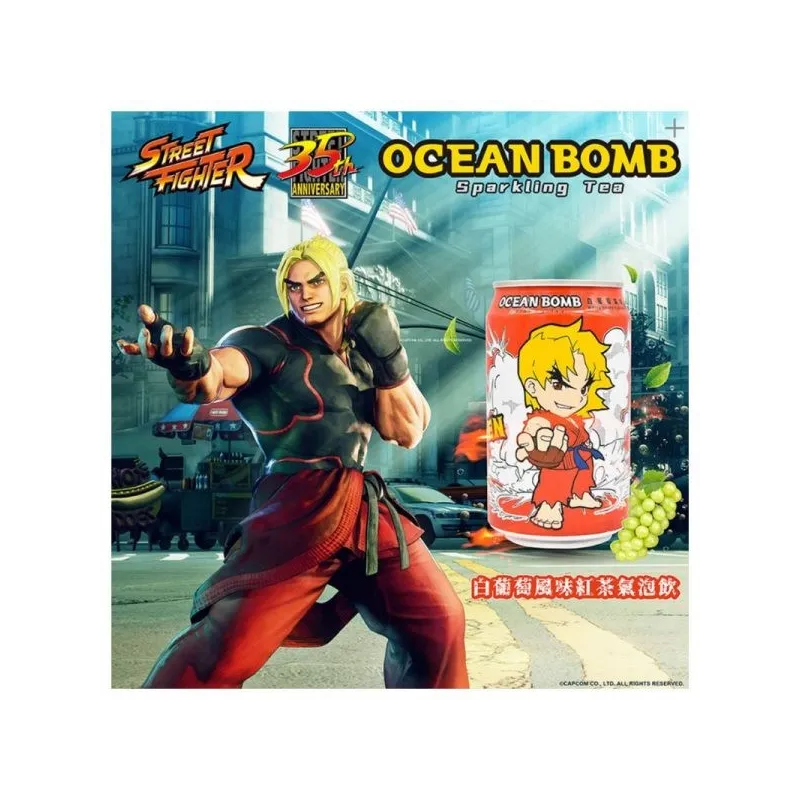 Ocean Bomb Street Fighter- Ken 330ml