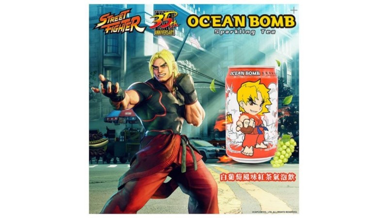 Ocean Bomb Street Fighter- Ken 330ml