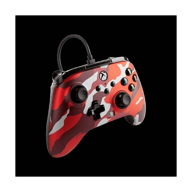 Controller Xbox Enhanced Wired Controller (Metallic Red Camo) per Xbox