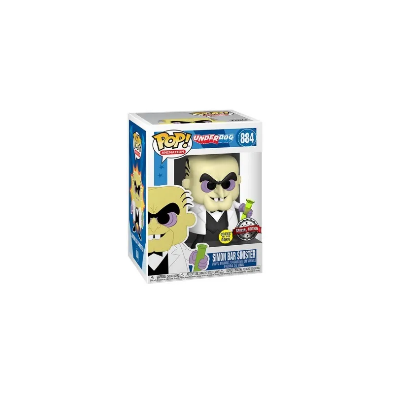 Funko Pop! "Underdog": Simon Bar Sinister (884)(Glows in the Dark/Special Edition)