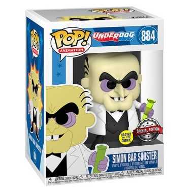 Funko Pop! "Underdog": Simon Bar Sinister (884)(Glows in the Dark/Special Edition)