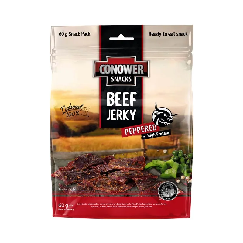 Conower Beef Jerky Peppered 60gr