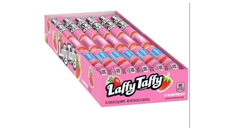 Wonka Laffy Taffy Candy Gusto Strawberry