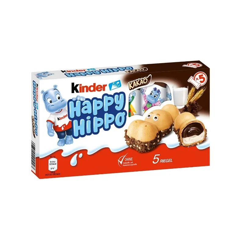 Kinder Happy Hippo Kakao 5x20.7gr.