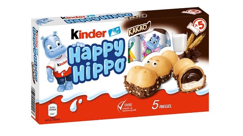 Kinder Happy Hippo Kakao 5x20.7gr.