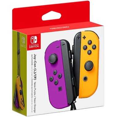 Nintendo Switch Joy-con (Pack 2- Arancio/Viola)