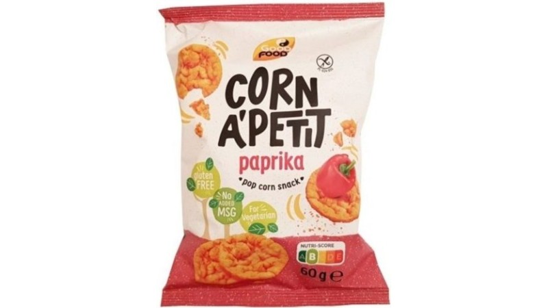 Good Food Corn A'Petit Paprika -Pop Corn Snacks- 60gr.