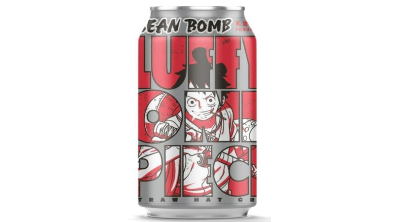 Ocean Bomb "One Piece" Luffy Yogurt Flavour 330ml.