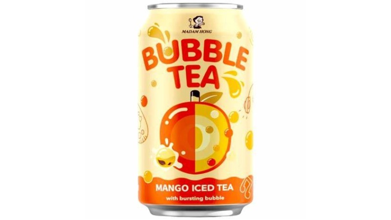 Madam Hong Bubble Tea Mango iced tea 320 ml