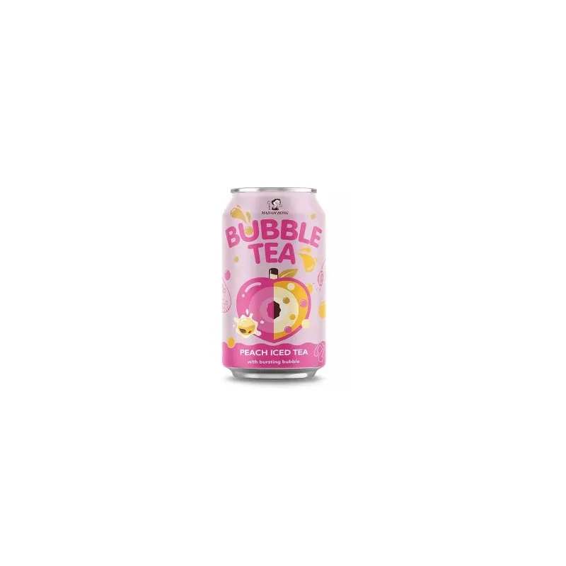 Madame Hong Bubble Tea Peach Iced Tea 320 ml