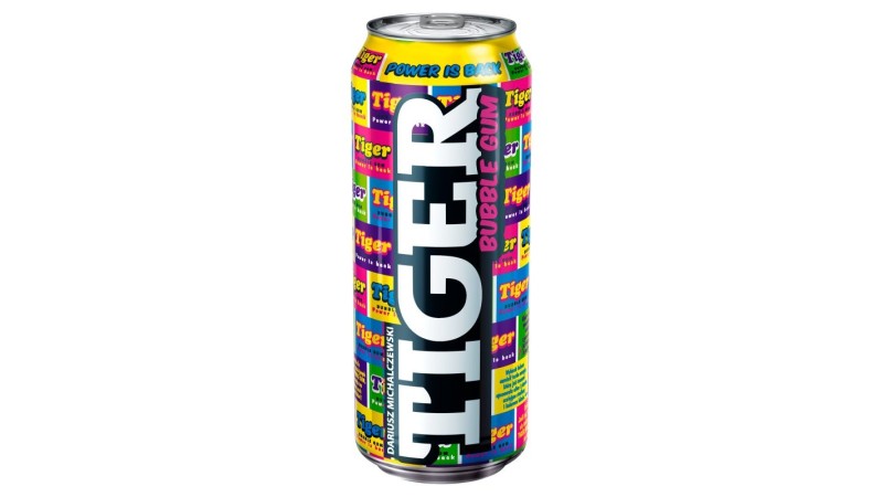 Tiger Energy Drink Bubble Gum 500 ml