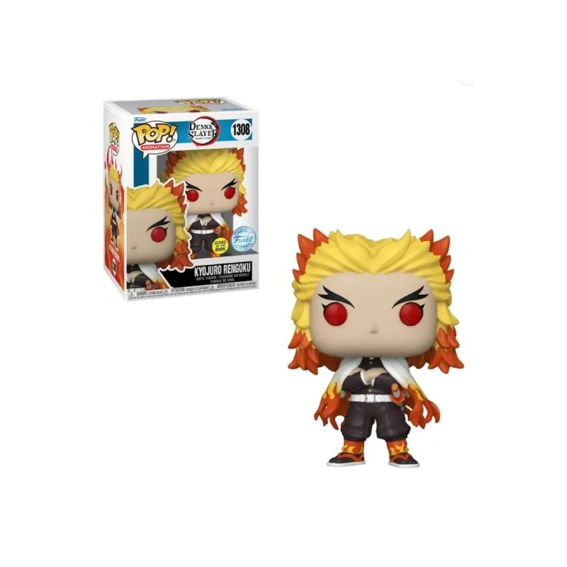 Funko Pop! "Demon Slayer": Kyojuro Rengoku (1308)(Special Edition/ Glows In The dark)