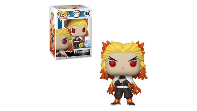 Funko Pop! "Demon Slayer": Kyojuro Rengoku (1308)(Special Edition/ Glows In The dark)