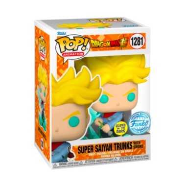 Funko Pop! Dragonball Super- Super Saiyan Trunks with sword Glows/Special Ed. N.1281