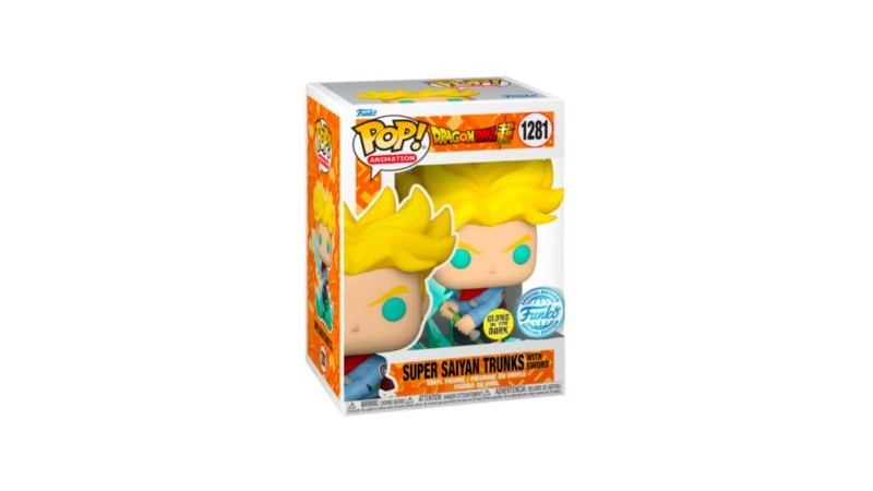 Funko Pop! Dragonball Super- Super Saiyan Trunks with sword Glows/Special Ed. N.1281