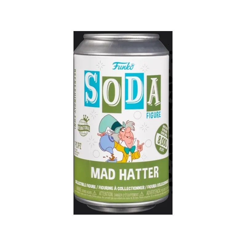 Funko Soda 330ml: "Disney Alice in Wonderland" Mad Hatter (International Edition)