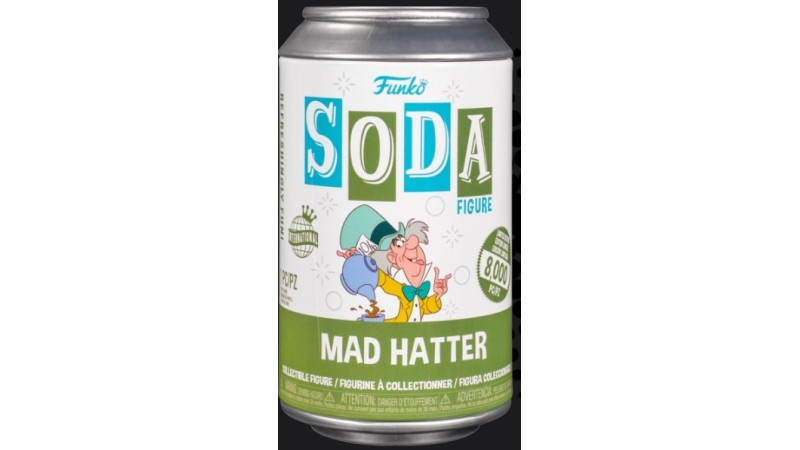 Funko Soda 330ml: "Disney Alice in Wonderland" Mad Hatter (International Edition)