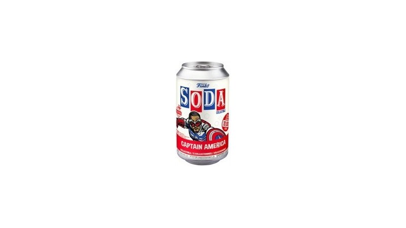 Funko Soda 330ml: "The Falcon and the Winter Soldier" Captain America (International Edition)