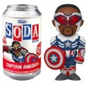 Funko Soda 330ml: "The Falcon and the Winter Soldier" Captain America (International Edition)