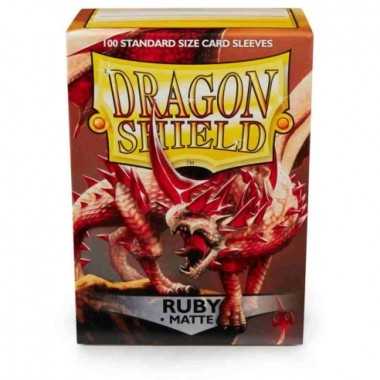 "Dragon Shield" Ruby Matte 63x88mm (100pz.)