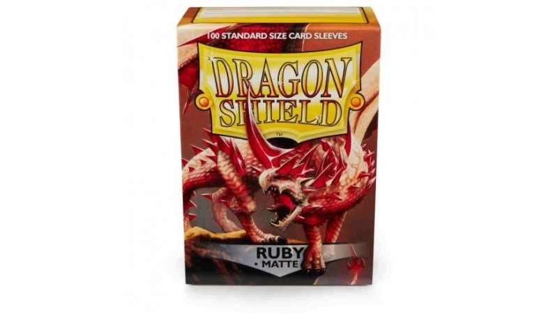 "Dragon Shield" Ruby Matte 63x88mm (100pz.)