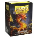 "Dragon Shiled" Lightning matte Dual Sleeves 63x88mm (100 pz.)