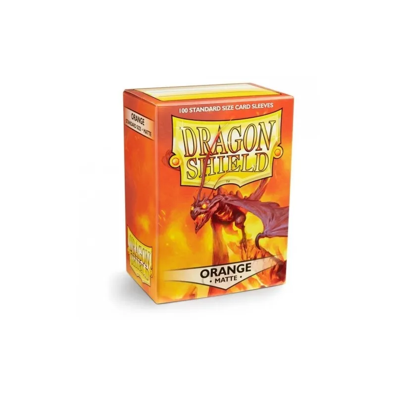 "Dragon Shiled" Orange Matte 63x88mm (100 pz.)