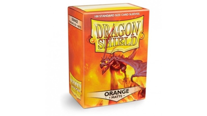 "Dragon Shiled" Orange Matte 63x88mm (100 pz.)