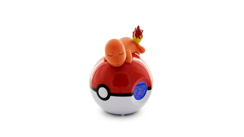 Pokemon Charmender light and radio alarm clock