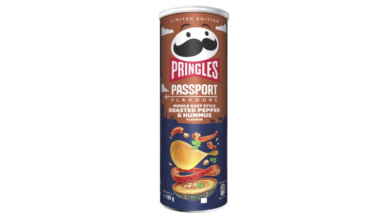 Pringles "Passport Flavours" Middle East Style- Roasted Pepper & Hummus (185 gr)