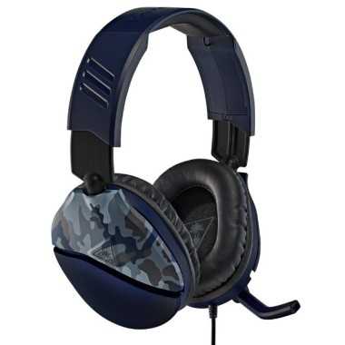 Turtlebeach Gaming Headset Recon70 Wired Blue Camo(PS4/PS5/Xbox/Nintendo Switch)