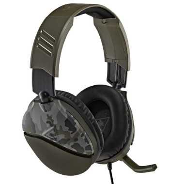 Turtlebeach Gaming Headset Recon70 Wired Green Camo(PS4/PS5/Xbox/Nintendo Switch/ PC) per Xbox per PS4