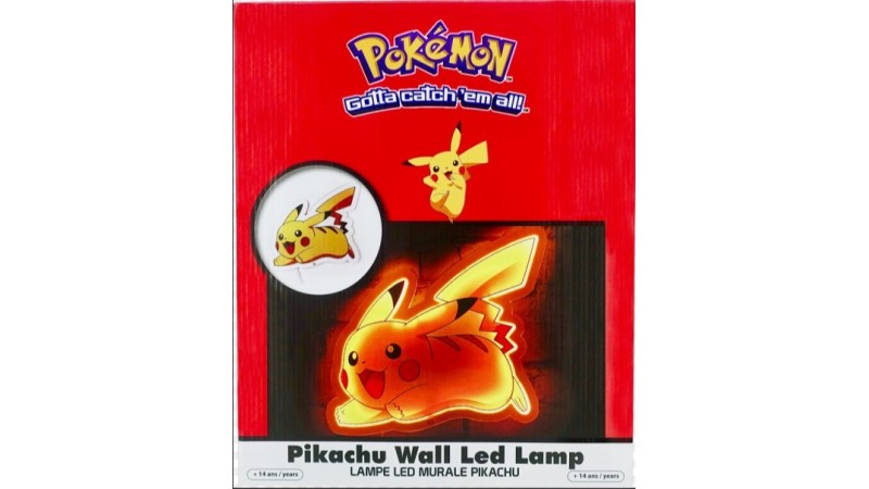 Teknofun Pokémon: Pikachu Wall Led Lamp